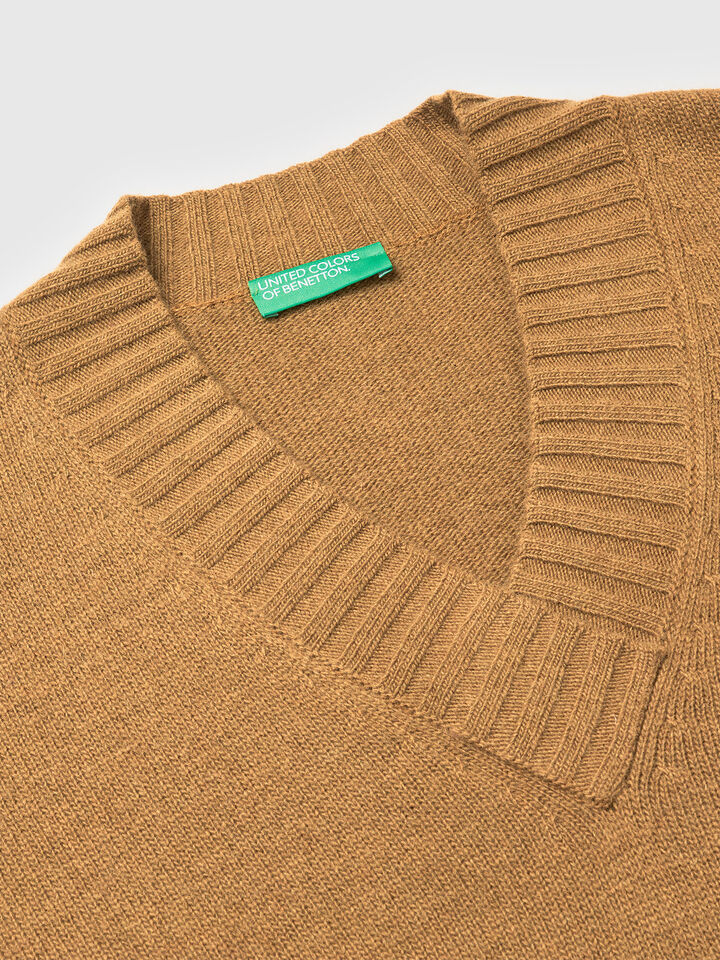 V NECK SWEATER L/S Women image number 7